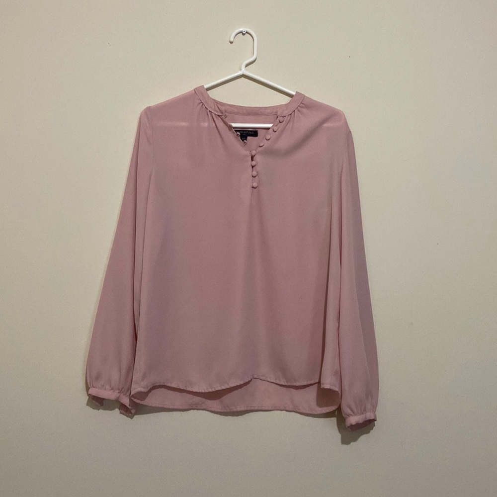 Pink Banana Republic blouse